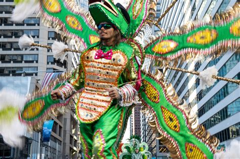 Colorful costumes and sunny skies: Photos from the 2023 Mummers Day Parade