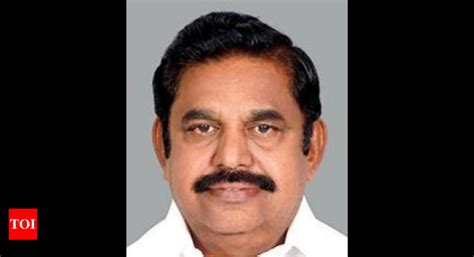 Palaniswami: Tamil Nadu: Ex-CM Edappadi K Palaniswami to face vigilance ...