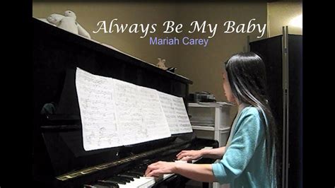 Always Be My Baby - Mariah Carey (Piano cover with lyrics) - YouTube