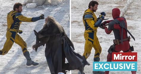 Deadpool spoiler snaps show Ryan Reynolds and Hugh Jackman's Wolverine ...