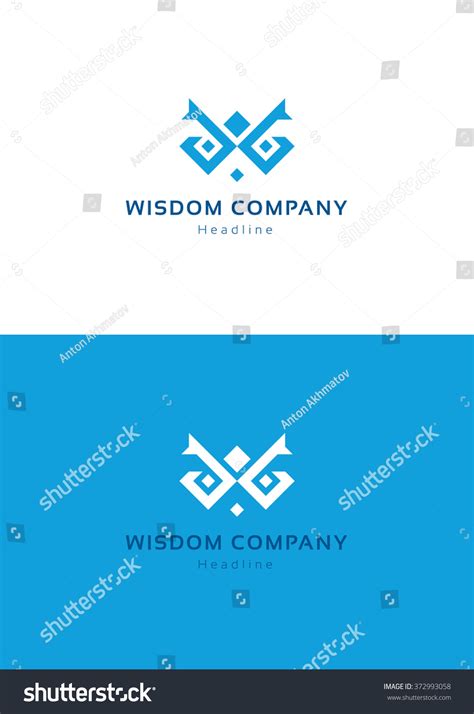 Wisdom Company Logo Template Stock Vector (Royalty Free) 372993058 ...