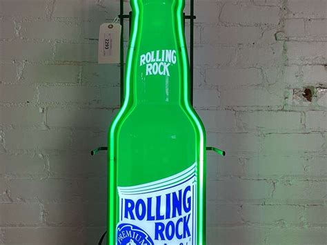 Rolling Rock Bottle Neon Sign - Lot #Lot, Classic Car - Freedom Choctaw ...