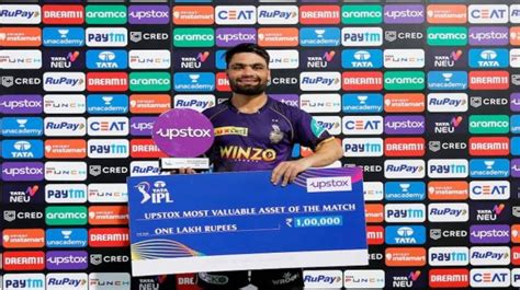 RR vs KKR Man of the match: Rinku Singh