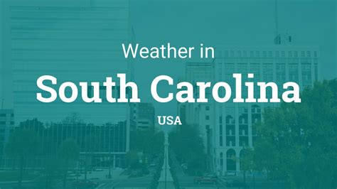 Weather in South Carolina, United States