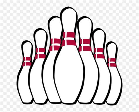 Pin, Bowling, Seven, Play, White, Game - Bowling Pins Clip Art - Free ...