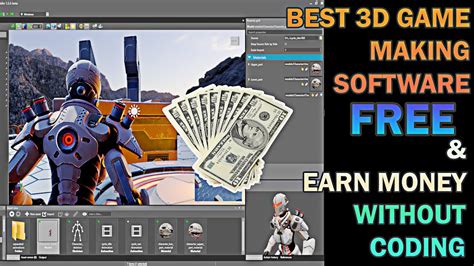 Best FREE Game Making Software No Coding & Earn Money - Game Engines ...