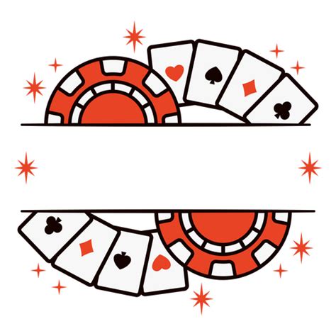 Set Of Poker Chips And Cards PNG & SVG Design For T-Shirts