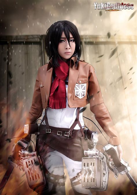 mikasa ackerman from Attack on Titan cosplay by yukigodbless on DeviantArt