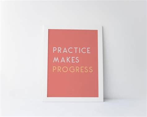 Practice Makes Progress | Inspirational Fitness-Inspired Framed Posters ...