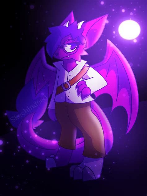 Commission: Moonlit Wolf-Dragon Fullbody by SkechIndeed on DeviantArt