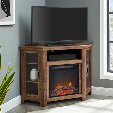 Arlenbry Corner TV Stand With Electric Fireplace | lupon.gov.ph