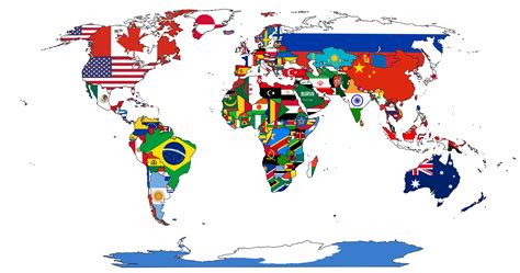 World Flags Map