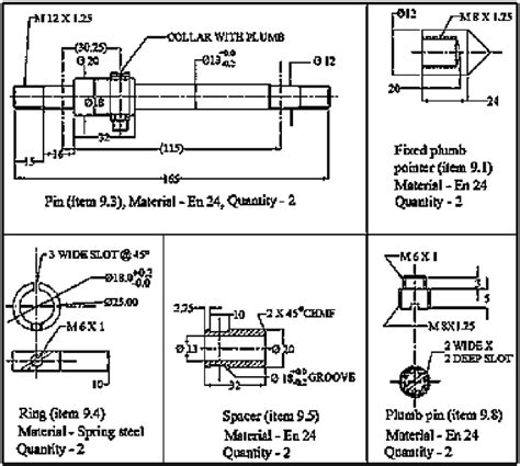 Detail of roller support sub-assembly components. | Download Scientific ...