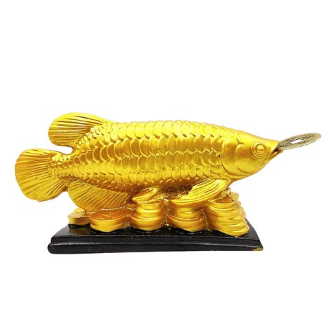 Buy Plus Value Feng Shui Golden Arowana Fish Strong Wealth Symbol ...