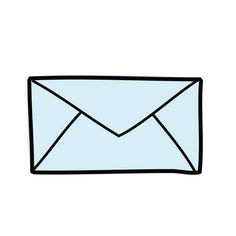 envelope Anime Cute Character Cartoon Model Emotion Illustration ...