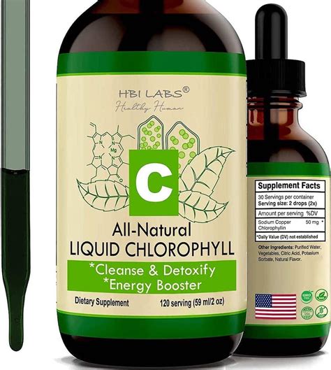 (2oz) Chlorophyll Liquid Drops for Water Natural Chlorophyll Concentrate