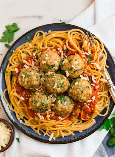 Baked Turkey Meatballs | Easy Italian Recipe – WellPlated.com