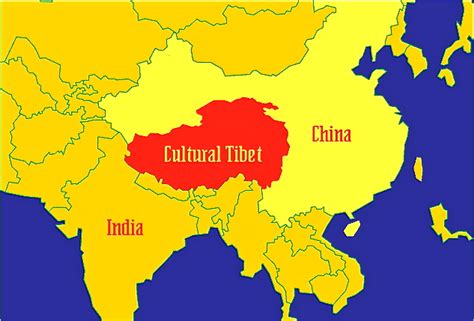 Plateau Of Tibet Map – Map Of The World