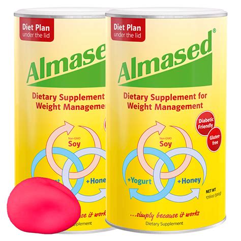 Almased Meal Replacement Shakes -Soy Protein Powder for Weight Loss ...