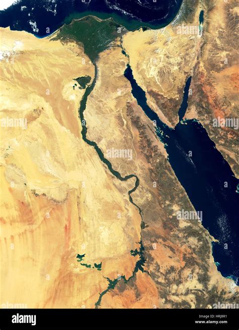 Nile river delta satellite hi-res stock photography and images - Alamy