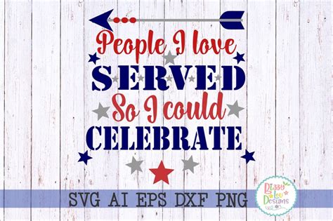 Memorial Day Svg Military SVG DXF EPS Fourth of July Svg - Etsy