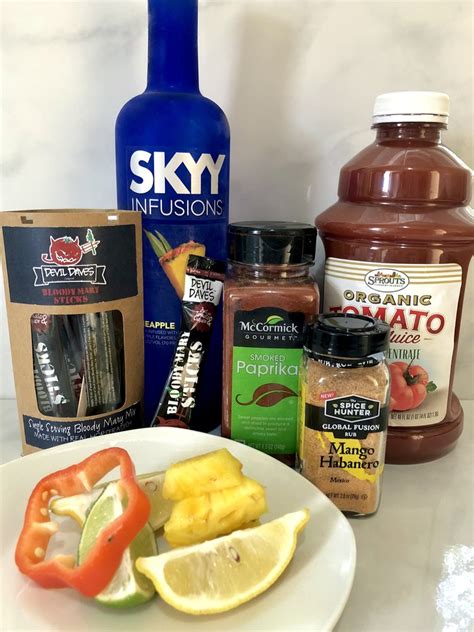 Tropical Bloody Mary Recipe With Devil Daves Bloody Mary Mix