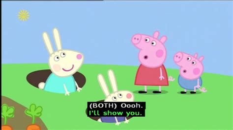 Peppa Pig (Series 2) - Rebecca Rabbit (with subtitles) - YouTube