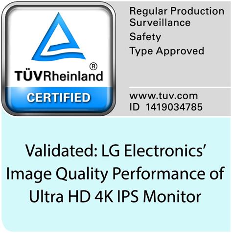 TÜV Rheinland certification logo – LG NEWSROOM