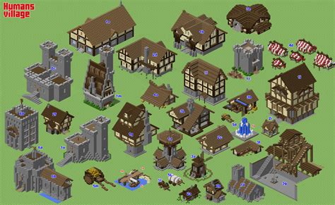 Human Village (WIP) by spasquini on DeviantArt | Minecraft crafts ...