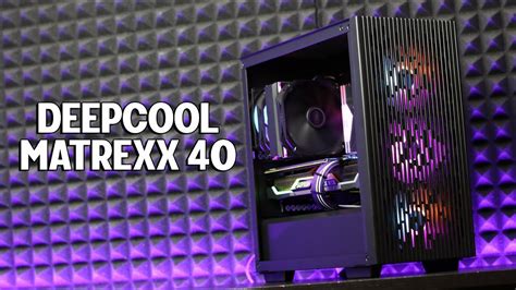 DeepCool MATREXX 40 - mATX case that will impress! - YouTube