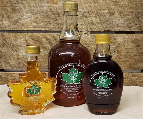 Pure Vermont Maple Syrup - Virkler Farm & Forest - Brecknock Orchard LLC