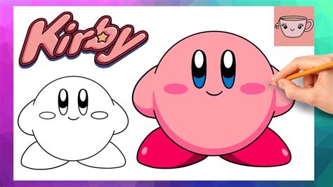 Cómo dibujar Kirby | Tutorial de dibujo lindo y fácil paso a paso