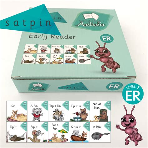 Decodable Readers Australia Early Readers Lev 1 Set of 10 - Seelect ...