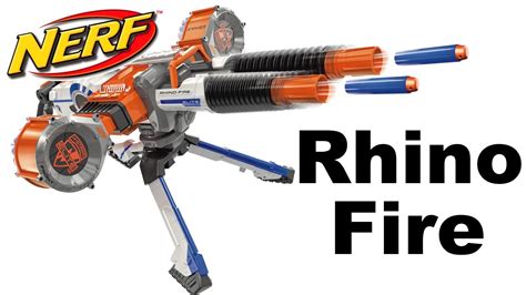 NERF N-Strike Elite Rhino Fire Unboxing and Review - YouTube