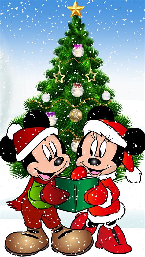 🔥 Free Download Mickey Christmas Wallpaper by @stephanies72 ...