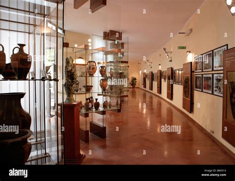 Archaeological Museum, Agrigento, Sicily Stock Photo - Alamy