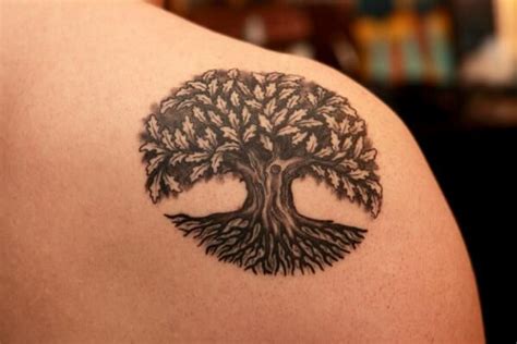 Top 45 Oak Tree Tattoo Designs And Ideas – Artistic Haven