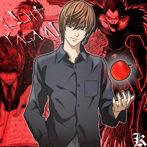 Light Yagami Death Note Cover Fan Art, Цифровое искусство - Danilo Dan ...