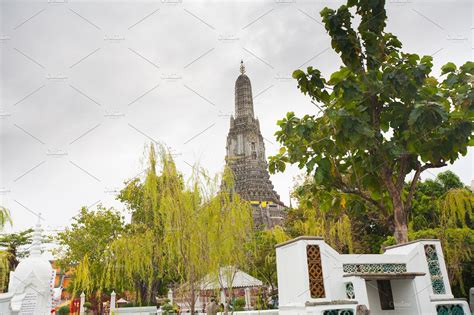 Wat arun temple featuring ancient, architecture, and asia ...