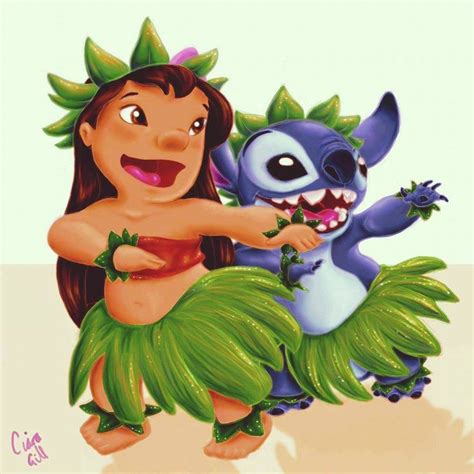 Lilo and Stitch dancing in hula | Stitch disney, Lilo and stitch, Lilo ...