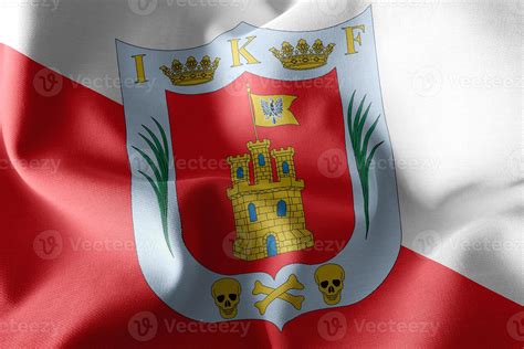 3D illustration flag of Tlaxcala is a region of Mexico 8027185 Stock ...