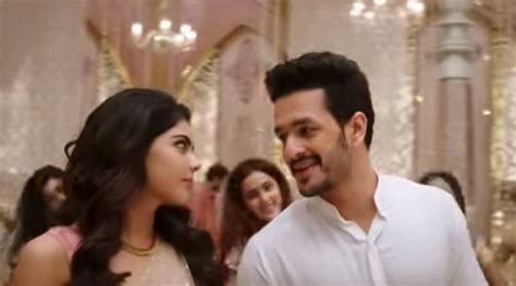 Hello wedding song: Akhil Akkineni tries to charm the audience but he ...