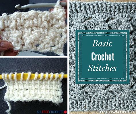 20+ Basic Crochet Stitches | AllFreeCrochet.com