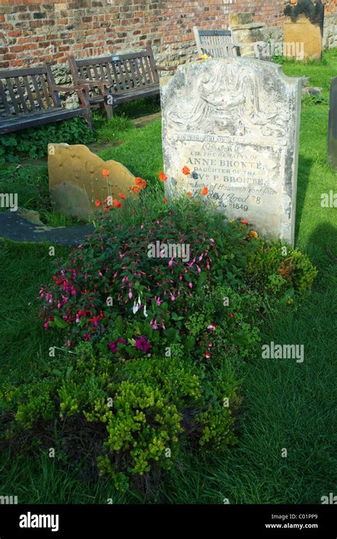 Anne Bronte's grave Stock Photo - Alamy