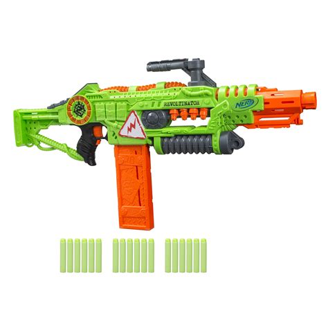 Revoltinator Nerf Zombie Strike Toy Motorized Blaster & 18 Nerf Darts ...