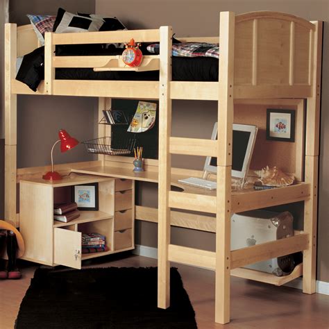 The Advantages of Twin Loft Bed with Desk and Storage – HomesFeed