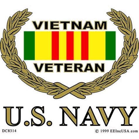 U.S. Navy Vietnam Veteran Sticker 3-1/4"X3-1/2" - Walmart.com - Walmart.com