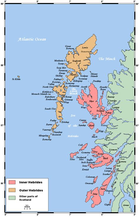 Islands of the Hebrides | Scotland map, Hebrides, Scotland