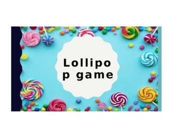 lollipop match game by aisha black | TPT