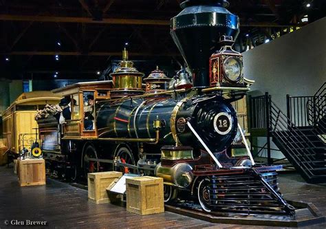 The Sonora, an American 4-4-0 built by Baldwin Locomotive Works in 1876 ...